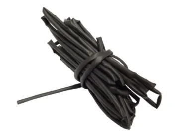 Merkloos Krimpkous 2.4/1.2mm per 5mtr Zwart