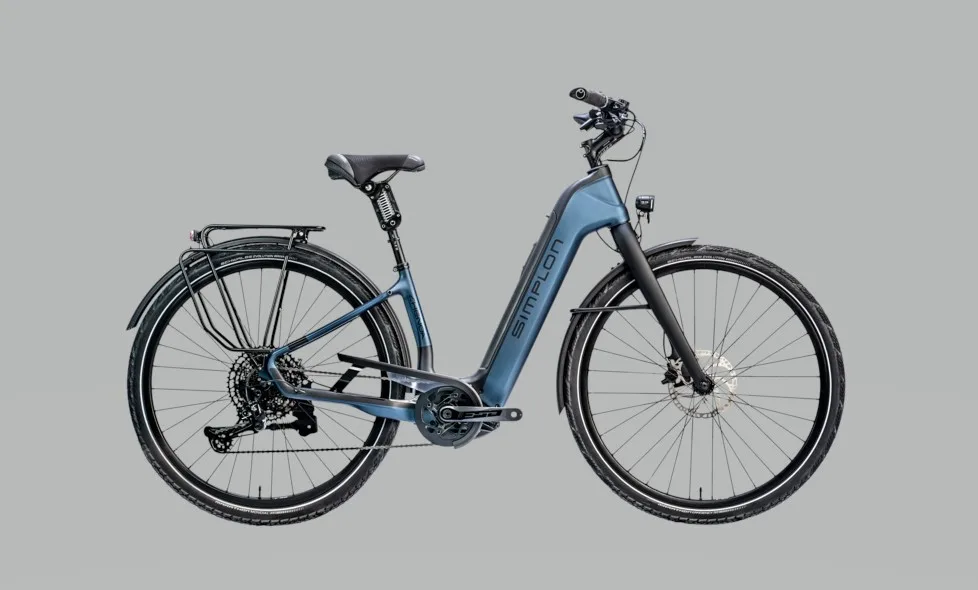 Simplon Chenoa CX Carbon Uni Enviolo | Inclusief opties Denim Blue Matt/Black Glossy - Afbeelding 2