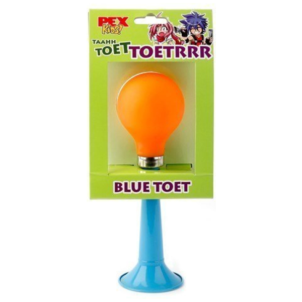 Pex kids toeter recht, Blue toet Blauw/Oranje