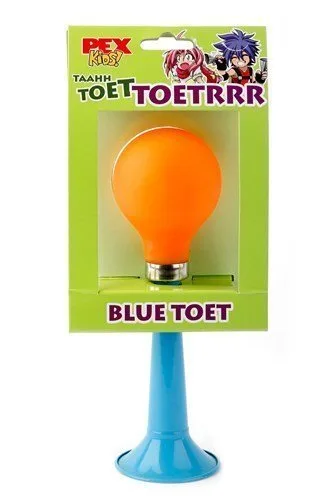 Pex kids toeter recht, Blue toet Blauw/Oranje