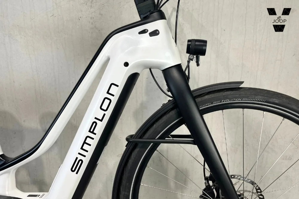 Simplon Chenoa CX Lady Enviolo | Inclusief opties Pearlwhite Glossy/ Black Glossy - Afbeelding 4