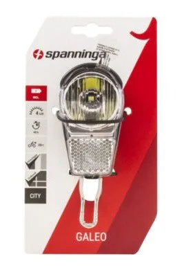 Spanninga koplamp Galeo Xb batterij 4 lux Zwart - Afbeelding 6