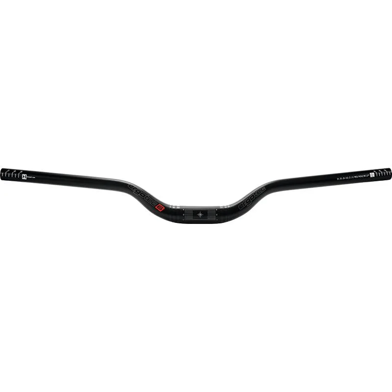 Ergotec stuur riser bar 70 780mm ø31,8 level 6 alu Zwart
