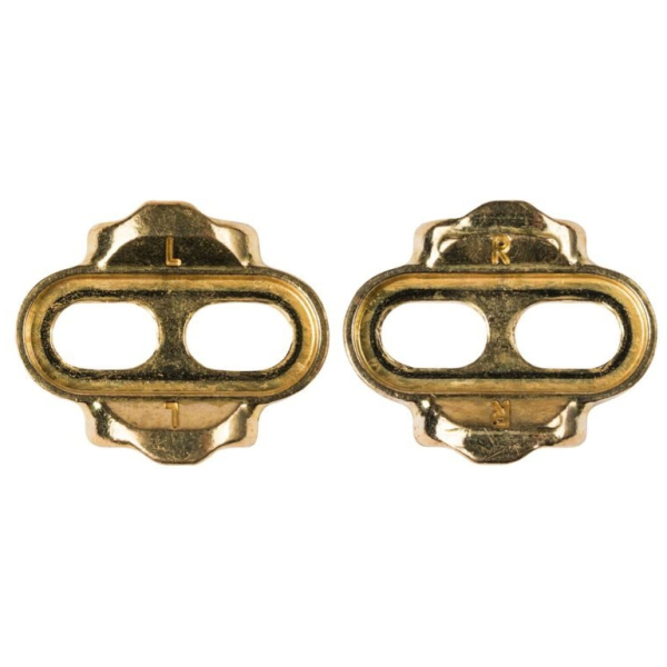 Crankbrothers schoenplaatje 6 graden Goud