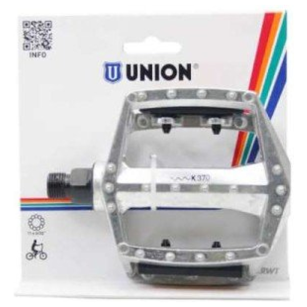 on pedalen 102 BMX 9/16 zi krt Zilver