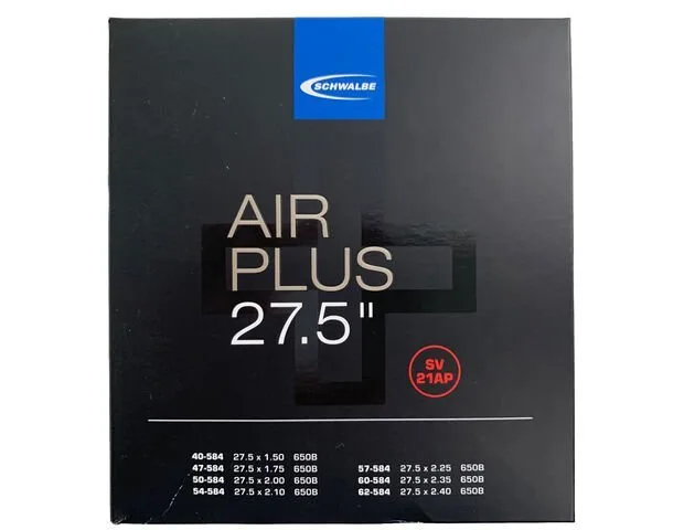 Schwalbe bnb SV21AP Air Plus 27.5 x 1.50 - 2.40 fv Zwart - Afbeelding 4