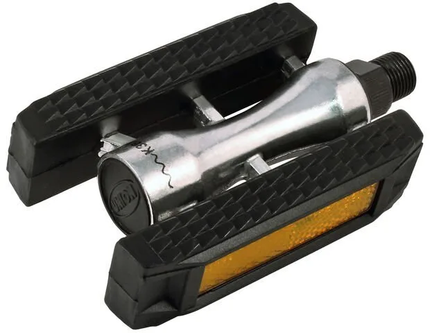 on pedalen 868 alu krt Zwart/Silber