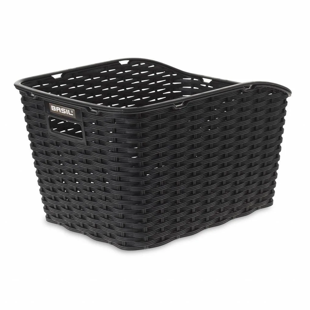 Basil mand Weave WP kunststof Black