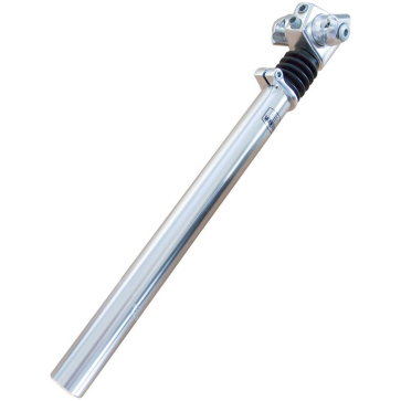 Merkloos Zadelpen verend ATB 27.2x300 zi Zilver