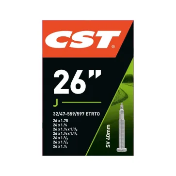 Cst bnb 26 x 1 1/4 - 1.75 fv 40mm Black