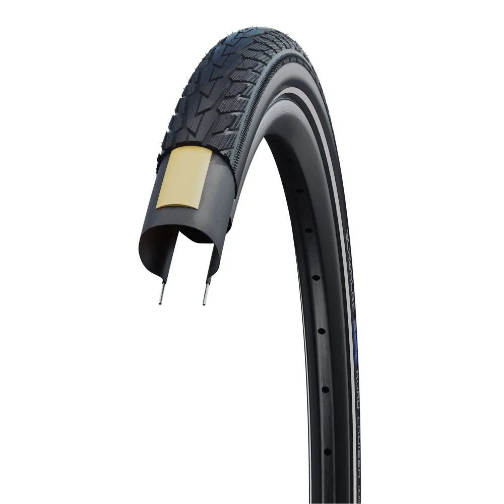 Schwalbe btb Road Cruiser 26 x 1.75 zw refl Zwart - Afbeelding 4