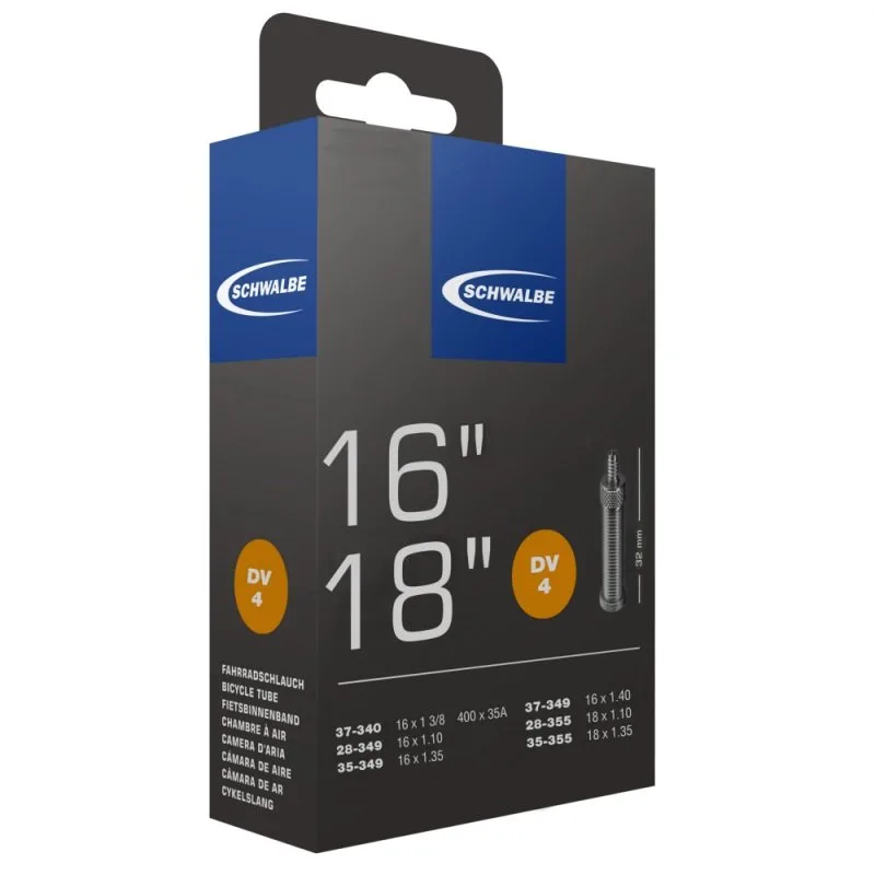 Schwalbe bnb DV4 16 x 1 3/8 - 18 x 1.35 hv 32mm Zwart - Afbeelding 5