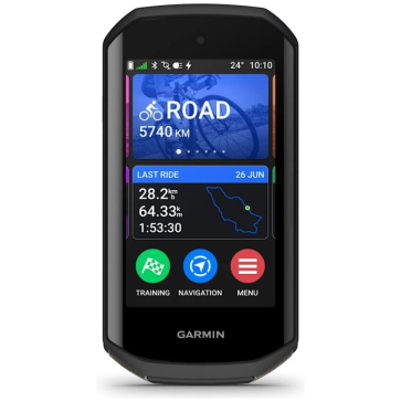 Garmin Edge 1050 GPS fietscomputer, incl. Aero stuurhouder Zwart