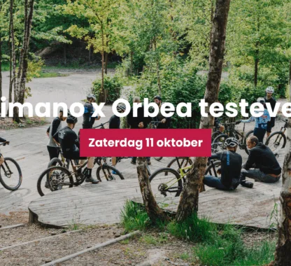 Shimano X Orbea testevent: ben jij erbij op zaterdag 11 oktober 2025?