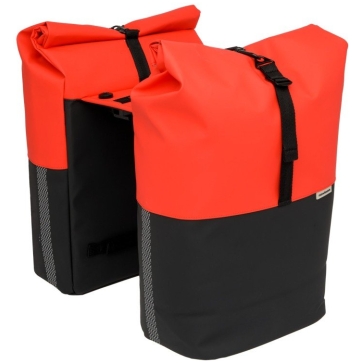 New Looxs fietstas dubbel Nyborg MIK 34L Red/Black
