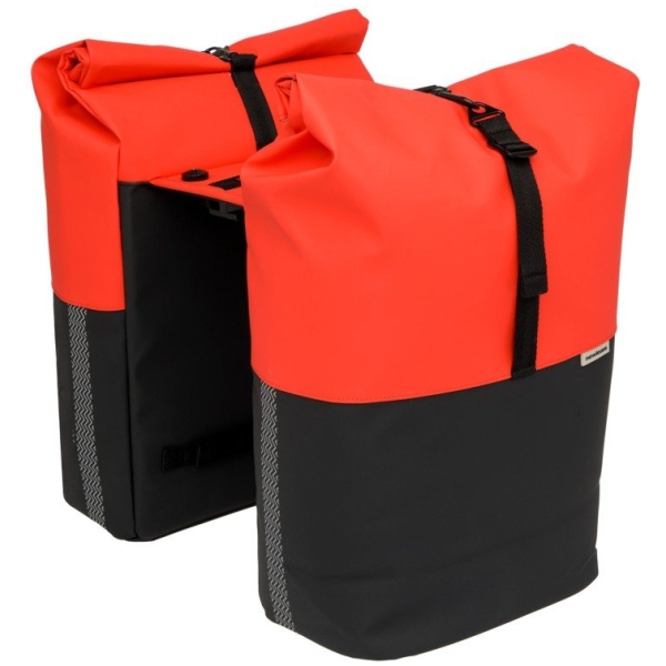 New Looxs fietstas dubbel Nyborg MIK 34L Red/Black