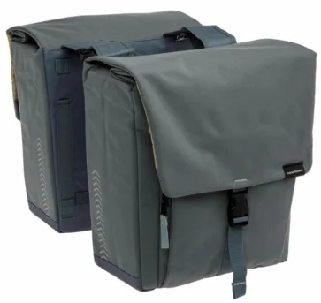 New Looxs dubbele tas Tulum 32l rPET grijs/groen Grey Green
