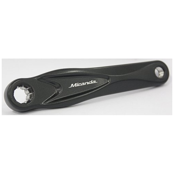 Gazelle Crank links Miranda 001 Black alfa isis voor Bosch