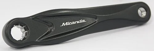 Gazelle Crank links Miranda 001 Black alfa isis voor Bosch