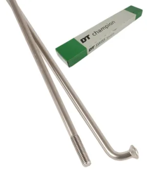 Dt Swiss spaak champion 14x260 rvs p/st Zilver