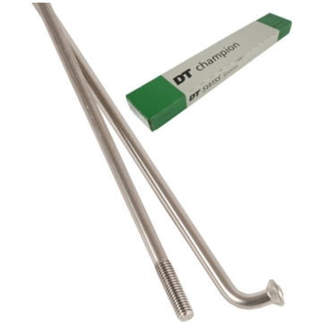 Dt Swiss spaak champion 14x260 rvs p/st Zilver