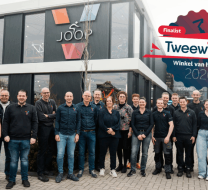 Joop van Voorthuizen Fietsen Finalist tweewielerwinkel van het jaar 2026