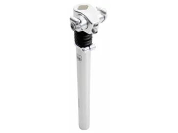 Merkloos Zadelpen verend ATB 27.2x300 zilver Zwart