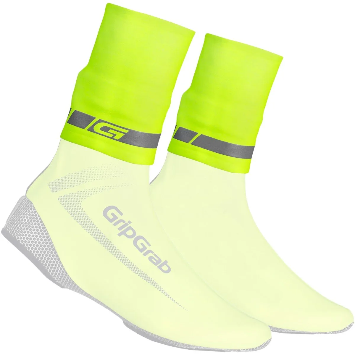 Gripgrab CyclinGaiter Hi-Vis Rainy Weather Ankle Cuff (L-XL) Yellow Hi-Vis - Afbeelding 3