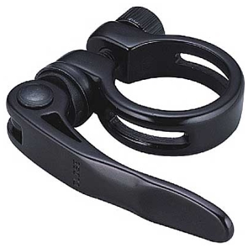 Marwi Zadelpenklem met snelspanner 31.8 zwart