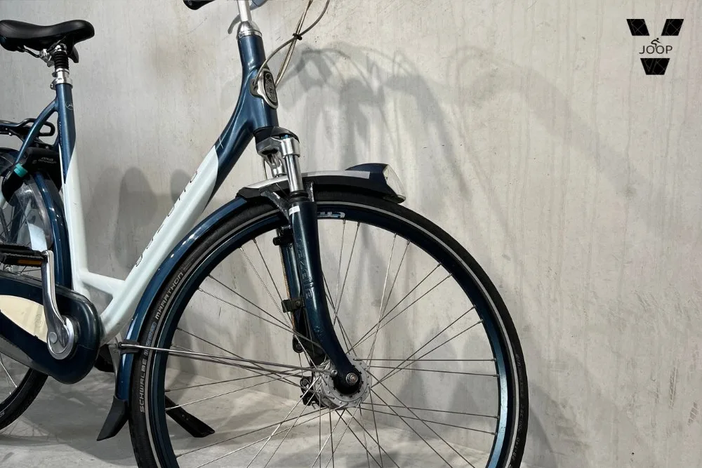 Gazelle Montreux Ltd. Edition stadsfiets T8 premiu Blaiw Wit - Afbeelding 3