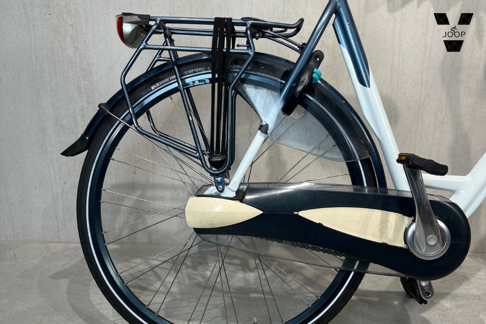 Gazelle Montreux Ltd. Edition stadsfiets T8 premiu Blaiw Wit - Afbeelding 3