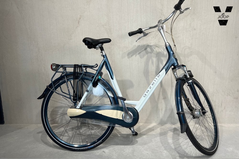 Gazelle Montreux Ltd. Edition stadsfiets T8 premiu Blaiw Wit