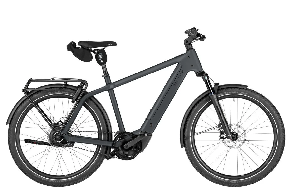 Riese Und Muller Charger5 vario Kiox500 800Wh incl bagagerager Slate Grey N99