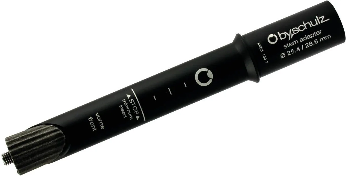 Byschulz STUURPEN AHEAD BS VERLENGPEN 11/8" 25.4 70MM ZW Zwart
