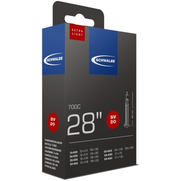 Schwalbe bnb SV20 Extra Light 28 x 0.75 - 1.00 fv Black