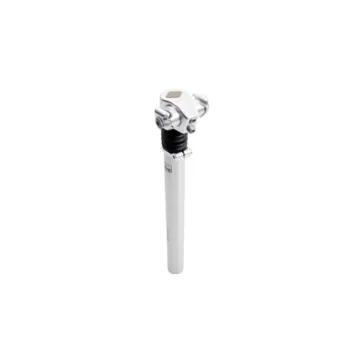 Hulzebos Zadelpen verend ATB 27.2x300 zilver Zwart
