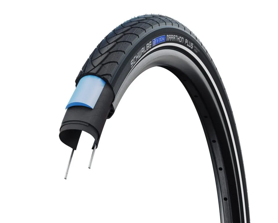 Schwalbe btb Marathon Plus 28 x 1 1/2 zw refl Zwart - Afbeelding 7