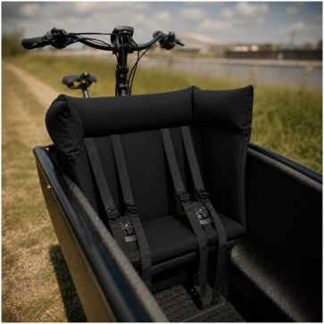 Studio Vollebak Bakfiets kussen Urban Arrow - Zwart