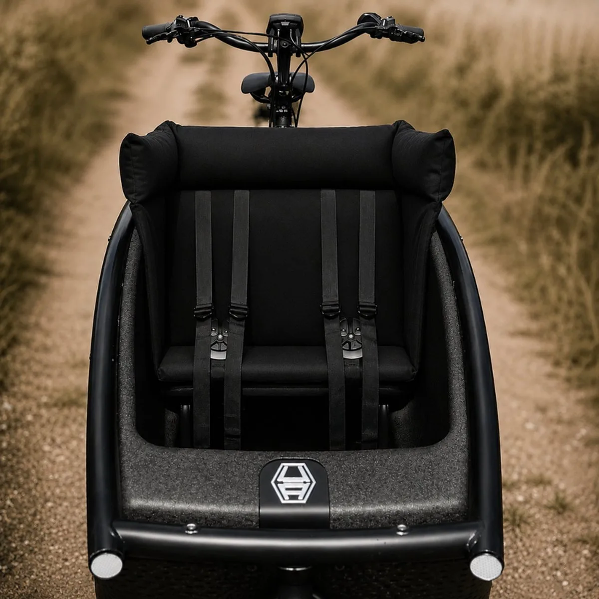 Studio Vollebak Bakfiets kussen Urban Arrow - Zwart - Afbeelding 3