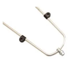 Merkloos Spatb draadstang pad 55mm set CHROOM - Afbeelding 3