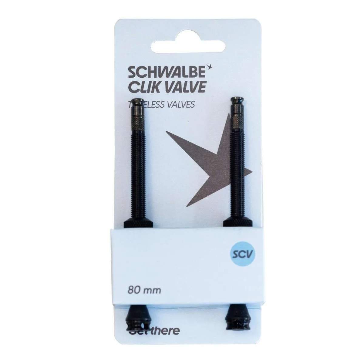 Schwalbe VENTIEL SC SCV TL 80MM ZW SET A 2 Zwart - Afbeelding 3