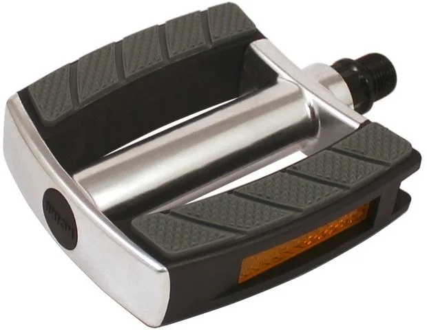 on pedalen SP-828 alu zilver op krt Zwart/Silber