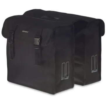 Basil fietstas dubbel Mara XL Black