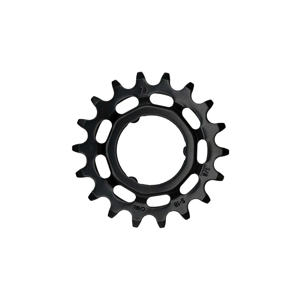 Kmc tandwiel 18T Shim 1/8 Zwart - Afbeelding 3