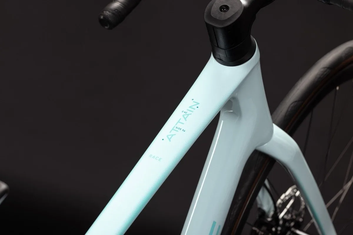 Cube ATTAIN C:62 RACE Frostymint/Mint RD24 - Afbeelding 4
