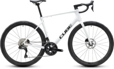 Cube ATTAIN C:62 SLX Metallicwhite/Black RD24