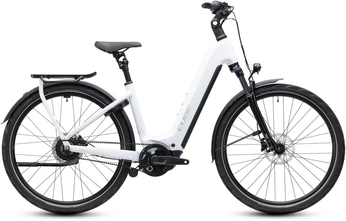 Cube KATHMANDU HYBRID DELUXE PRO 800 Metallicwhite/Chrome N0 - Afbeelding 4