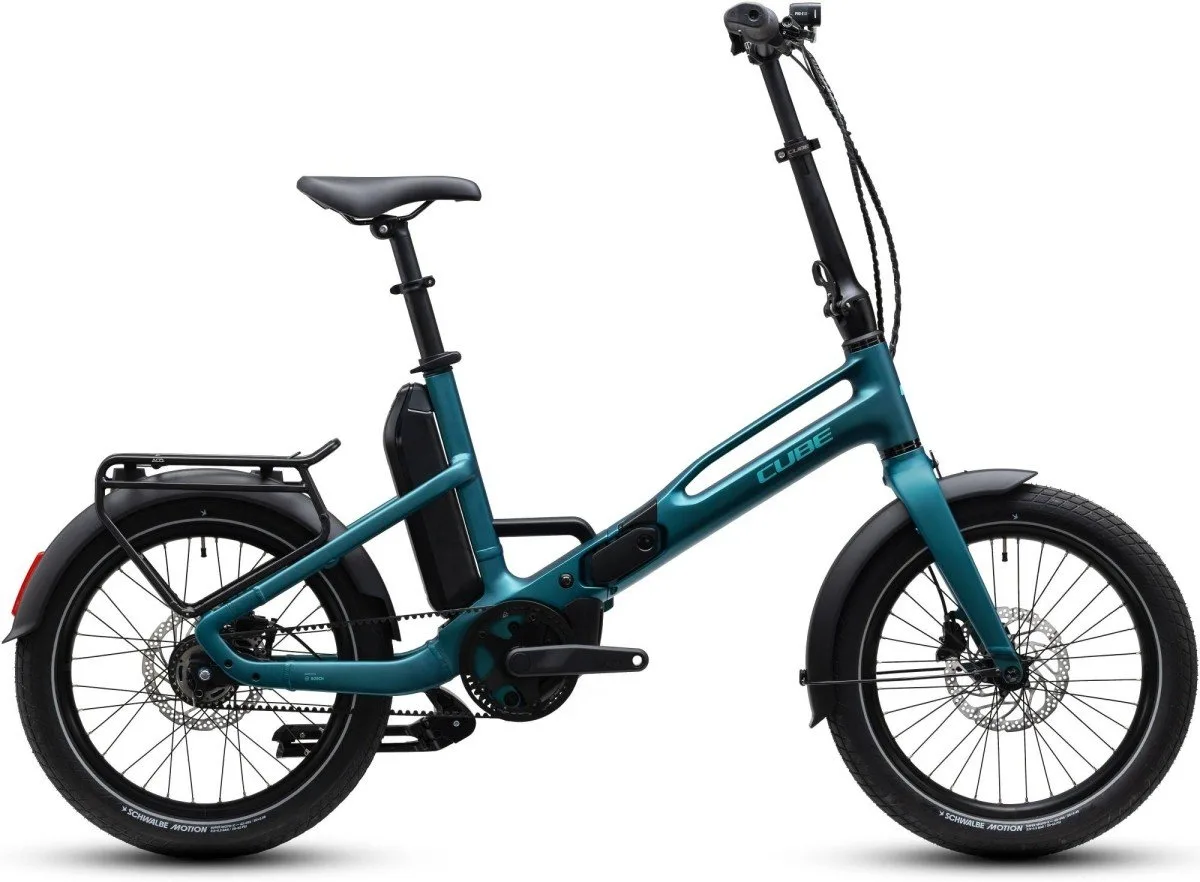 Cube FOLD HYBRID DELUXE 540 Metallicpetrol/Sea N5