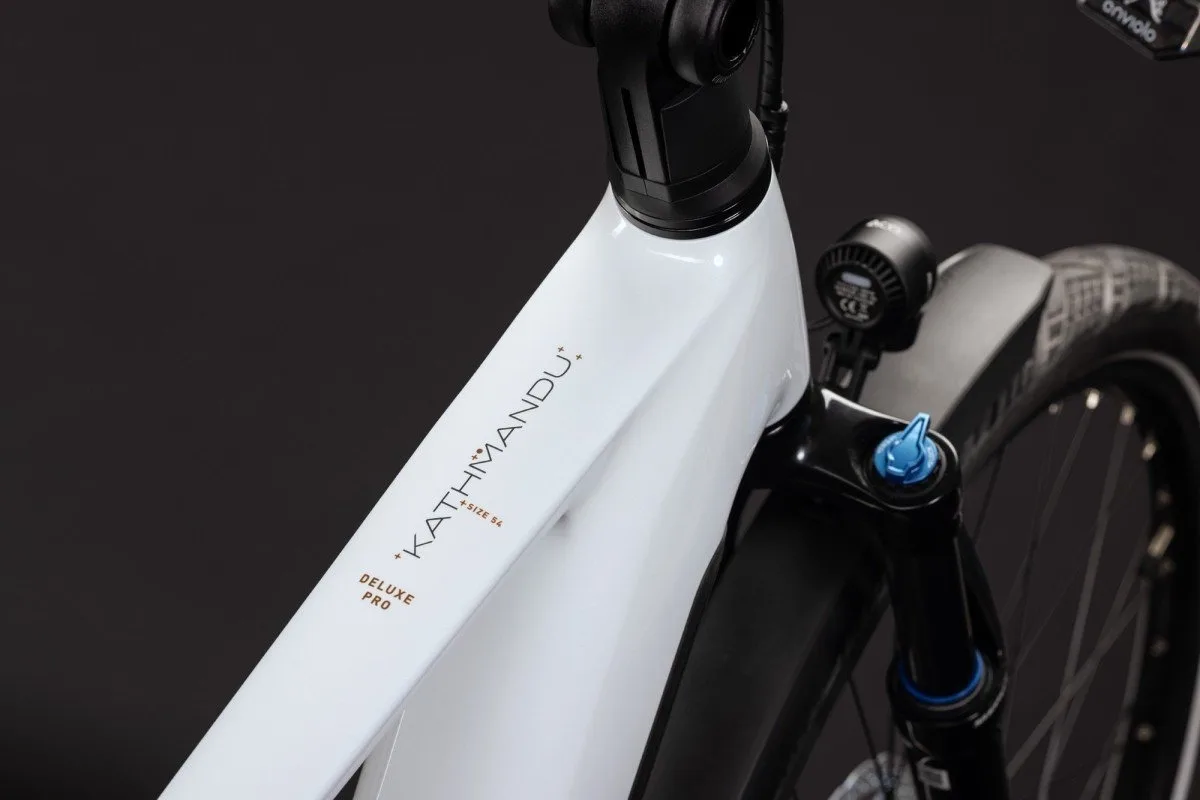 Cube KATHMANDU HYBRID DELUXE PRO 800 Metallicwhite/Chrome N0 - Afbeelding 3