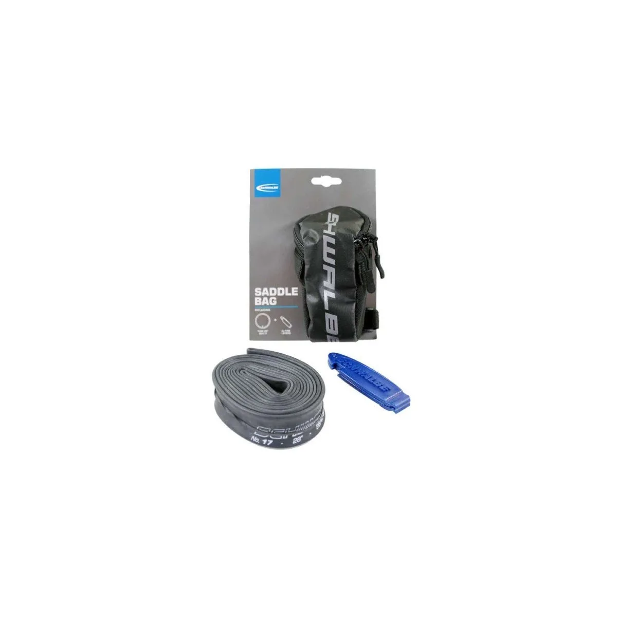 Schwalbe zadeltas incl bnb SV17 + 2 afn Zwart - Afbeelding 4